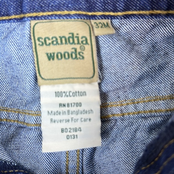 Scandia Woods Men Denim Blue Jeans Size 32M - Picture 5 of 12